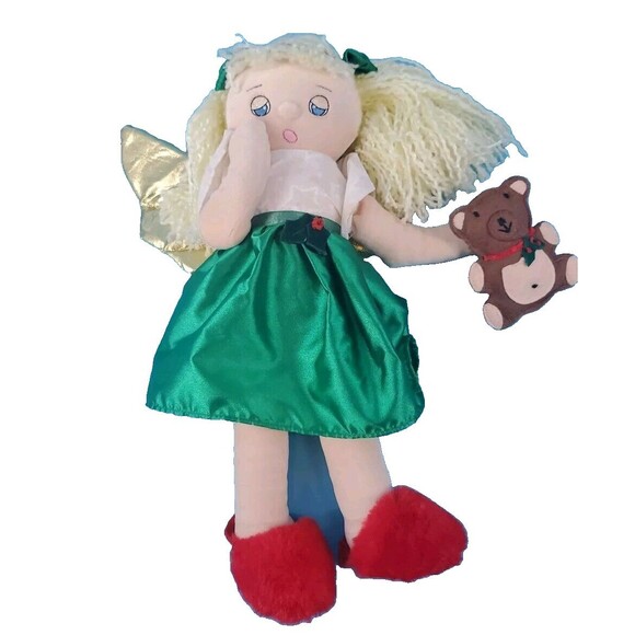 Gibson's Little Angel Fabric Dolls Serenity, Merry & Noelle appx 14" Holiday - Picture 7 of 16